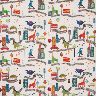 Prestigious Dino City Jungle Fabric